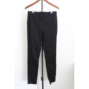 H&M Divided Women's Black Skinny High Rise Pants Exposed Back Zipper Size‎ 10